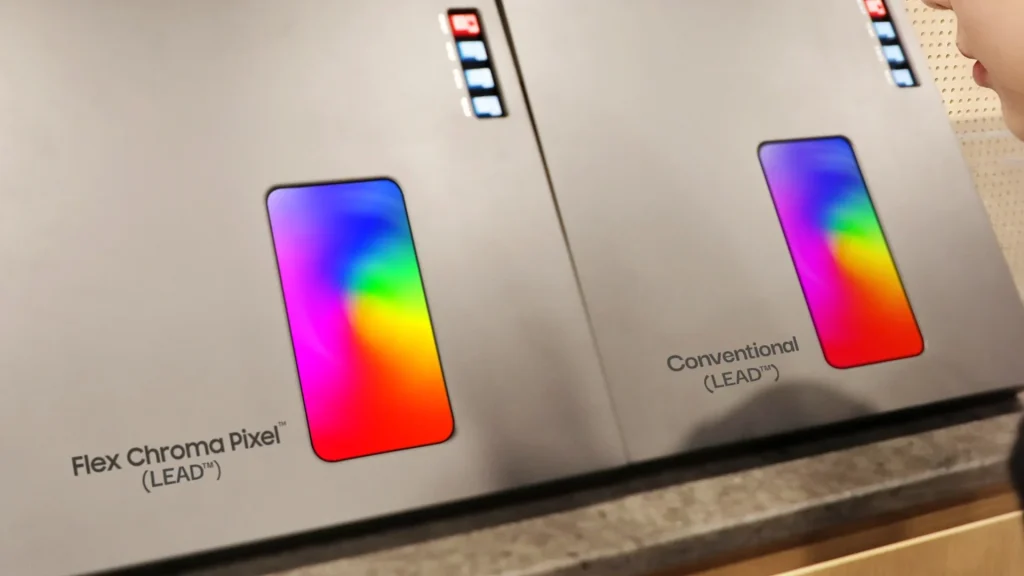 Samsung y sus paneles Display Flex Chroma